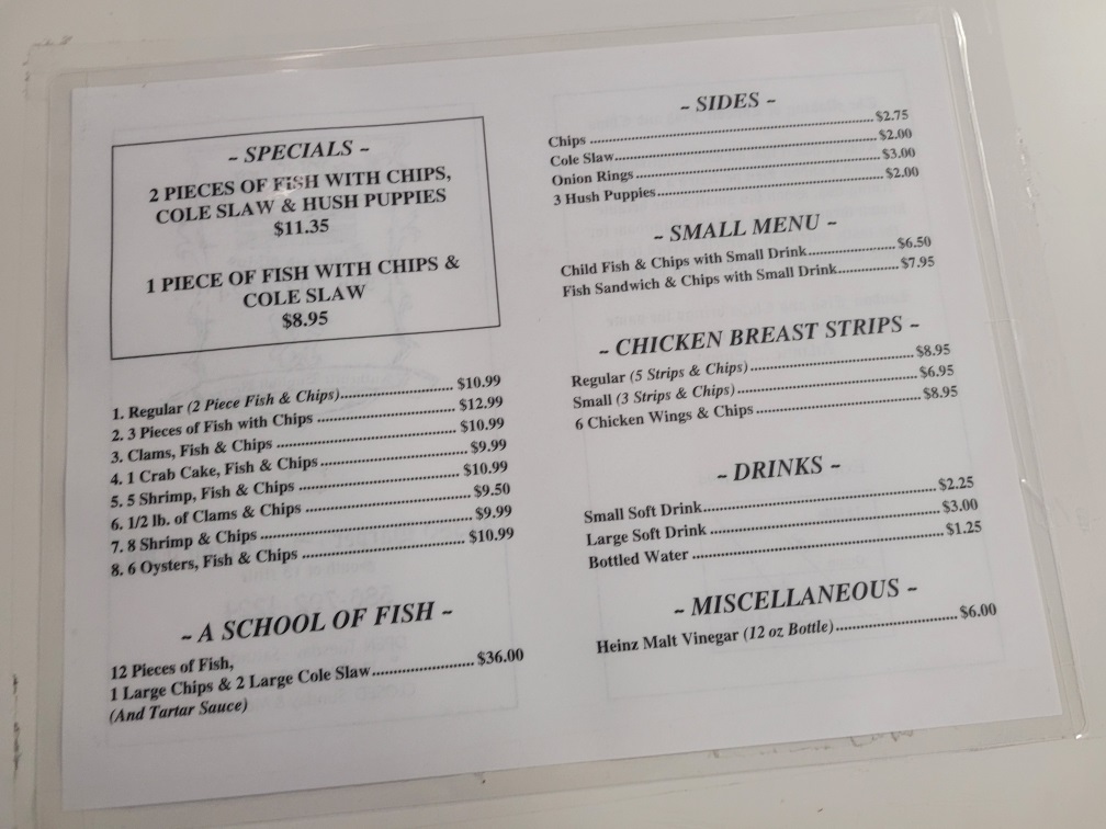 Menu London Fish & Chips-1